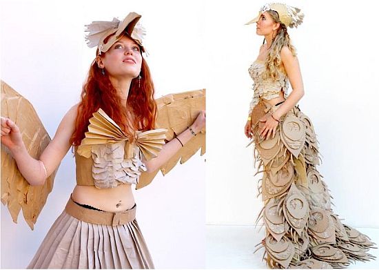 Recycled Fashion: Strode College students create Cardboard Couture