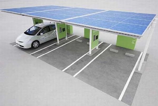 garages with charging stations