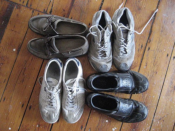 Send old shoes for recycling