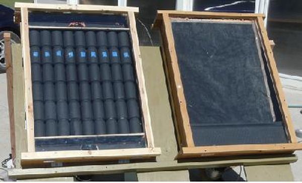 DIY solar air heater