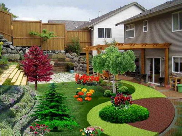 Beautiful-Backyards-Pictures-with-wooden-fence