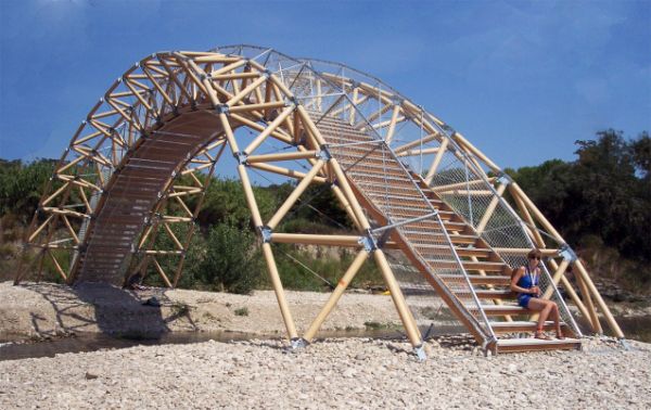 Cardboard bridge