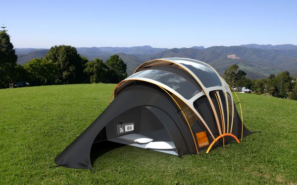 Orange, Solar tent