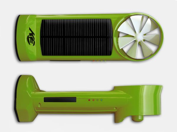 Solar and wind powered chargers