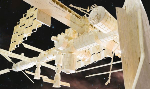 Matchstick International Space Station