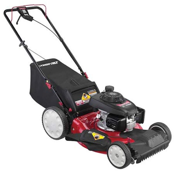 gas-powered lawn mower