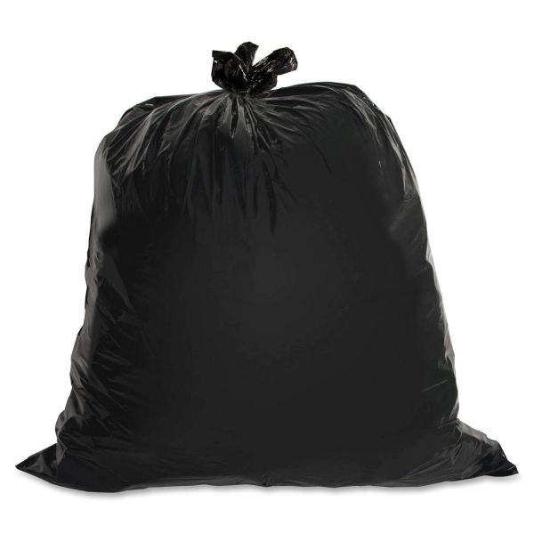 black trash bags