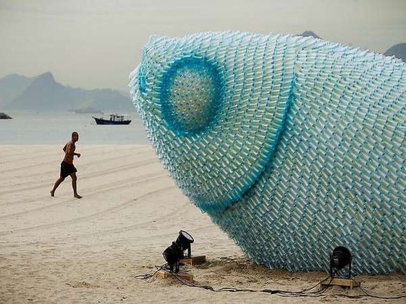 Bottle Sea Creature Art