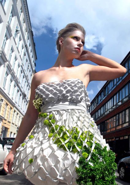 Mesh wearable garden dress