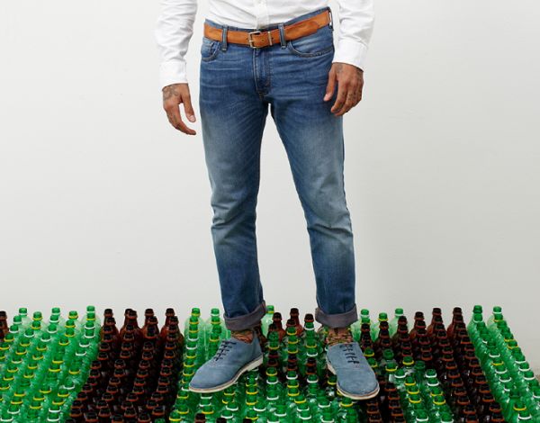 levis recycled plastic bottles clothing