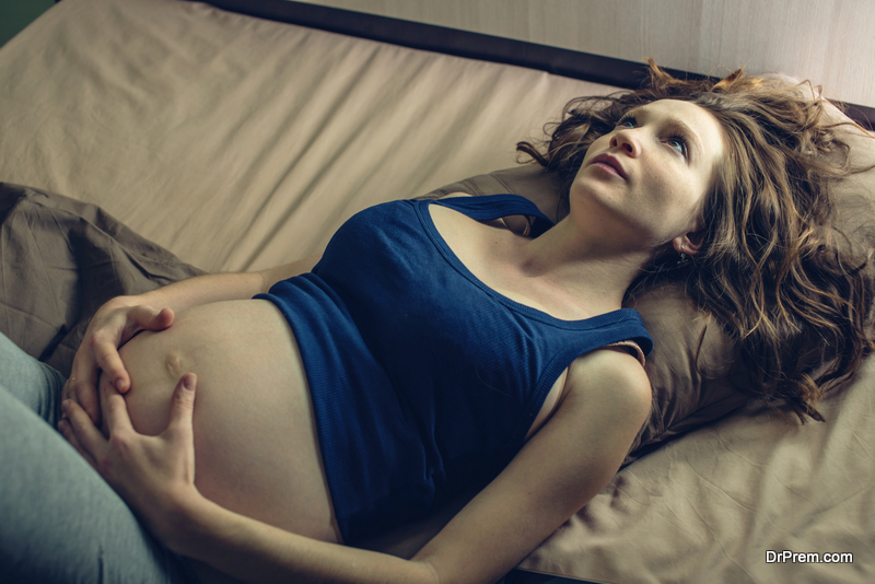 Pregnant Woman insomnia