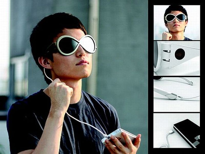 Solar-powered sunglasses power your gizmos