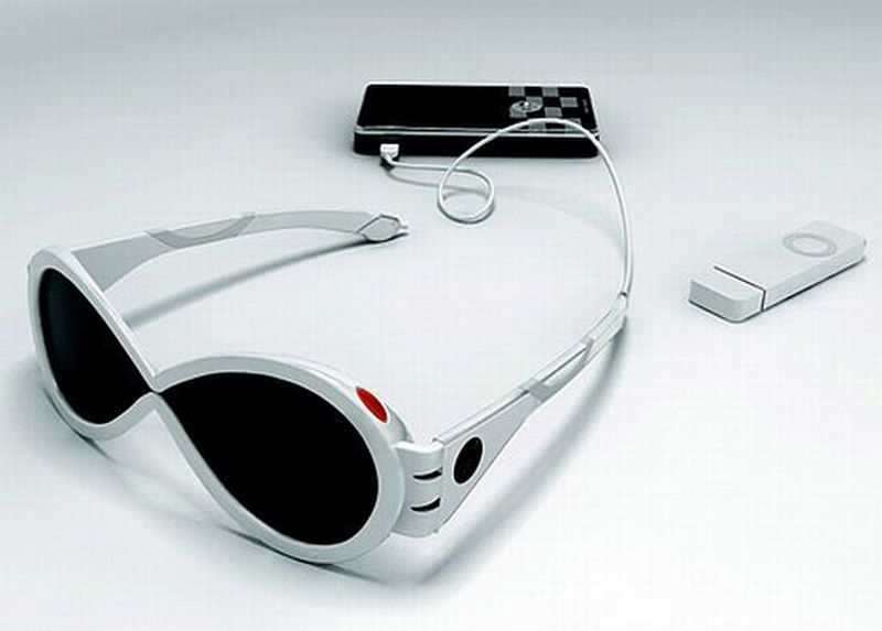 Solar-powered sunglasses