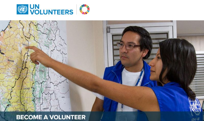 UN volunteers