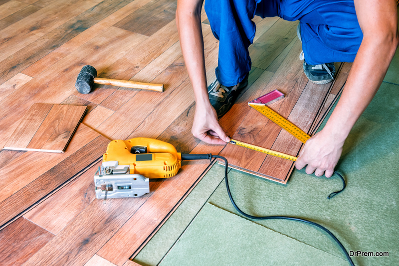 Sustainable materials flooring