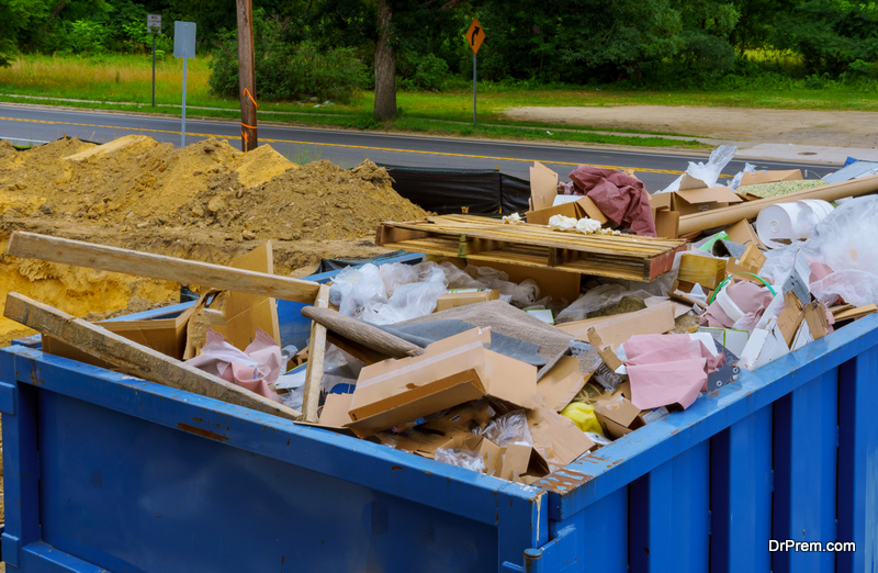 Hardcore Materials in skip bins