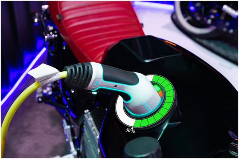 Fuel-Efficient Gas-Powered Motorcycle