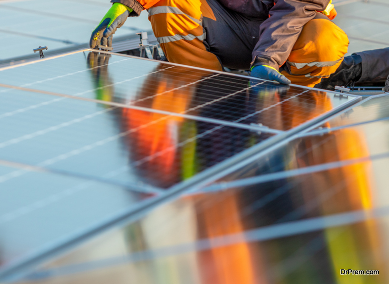 A Solar Panel Installer